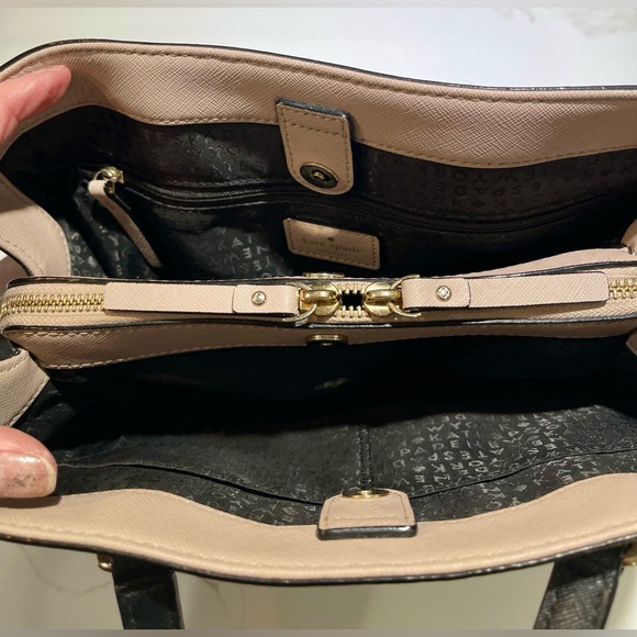 KATE SPADE CA57710 Crossbody Vintage Two-tone Leather bag, black with dusty pink - Picture 6 of 15